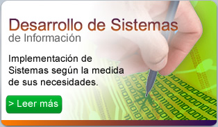servicio desarrollo sistemas de informacion segun sus necesidades
